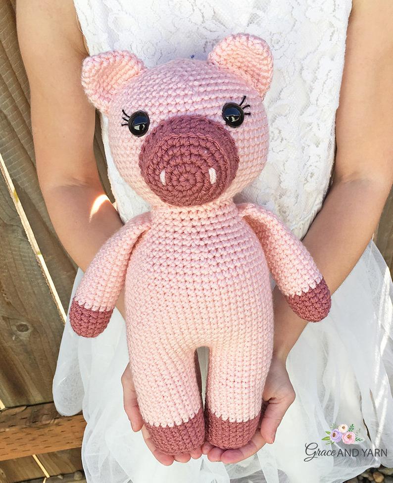 AMIGURUMI PIG FREE CROCHET PATTERN
