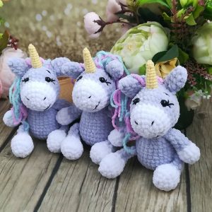 Amigurumi Colored Unicorn Crochet - Amigurumim