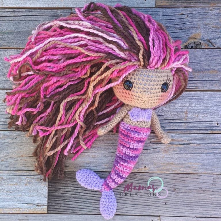 AMIGURUMI MERMAID DOLL CROCHET FREE PATTERN - Amigurumim