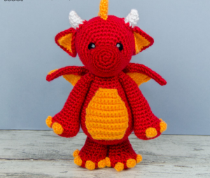 Danny The Friendly Dragon Crochet Pattern - Amigurumim