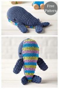 Amigurumi Flying Whale With Balloons Free Crochet Pattern - Amigurumim